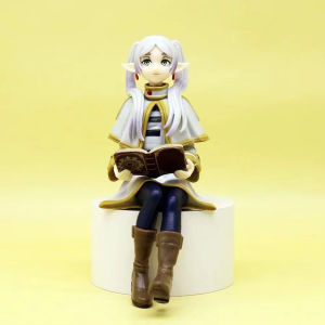 Bandai | 14cm Frieren: Beyond Journeys End Anime Figure Sitting Fern Action Figures Frieren Noodle Stopper PVC Model Statue Collection