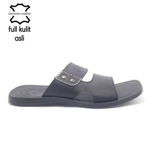 sandal kulit pria full dengan alasnya kulit sandal pria kulit terbaru