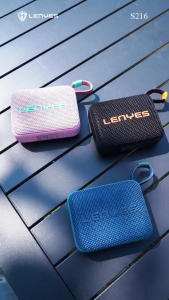 LENYES S216 Wireless Speaker Bluetooth 5.3 Portable Waterproof IPX7 RGB Light Music Box TWS