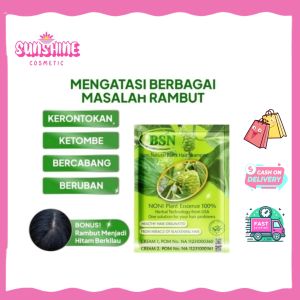 BSN Noni Hair Treatment Shampoo isi 1 sachetperawatan penghitam rambut uban anti ketombe