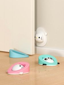 Resistance Integrated Use Design Door Stopper Silicone Door Crash Pad Cartoon Door Stop Wall Protector Anti-collision and Door
