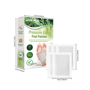South Moon Pressure Ease Foot Patches Relieve Fatigue Relieve Stress Improves Sleep Quality Ginger Foot Pads Daily Use(10Pcs)
