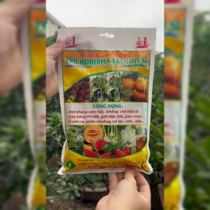 Trichoderma Bacillus 1kg Ủ phân chuồng đối kháng nấm bệnh cải tạo đất cân bằng pH đất - Hàng Chính Hãng