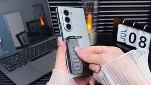 szhaiyu | Elastic Wrist Strap Ring Protective Phone Case for Samsung Galaxy Z Fold 7 6 Fold7 Fold6 Shockproof Cover