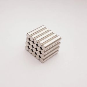 10PCS/50PCS/100PCS Magnets D4x20mm N35 Strong Magnetic Rod Round Magnetics Bar Disc Neodymium Magnets Permanent Magnet D4*20 mm