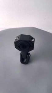 Motorcycle Spotlight Bracket Mount Fog Tube Fork Clamp Motorcycle Auxiliary Light Bracket 360° Adjustable Accessories