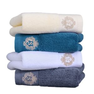 1/4/6PCS Embroidered Towel Sets Wholesale Cotton Towels Set Travel Sport Towel Cover Terry Washcloth Absorbent Hair Towel Home