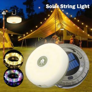 4-in-1 Camping Light LED Reel String Lights Outdoor USB 10M Camping Lamp Recyclable LED Night Light For Garden Tent Room Decor