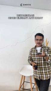 Emrys Simple Ring BLACK HELIOS Real Titanium Anti Karat Cincin Titanium Pria Wanita