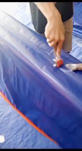 Kolam Terpal Import Korea Kotak Budidaya Ikan A20 TInggi 08m