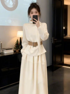 NIUVIES | Đầm Len Kiểu Hàn Quốc Elegance cho Mùa Thu