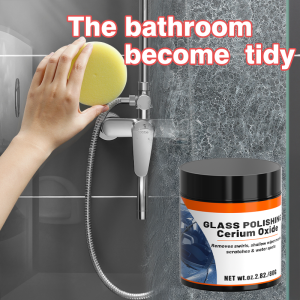 80g Glass Polishing Paste - Universal Glass Care for Bathroom & Car Efficient Scale Removal & Scratch Repair