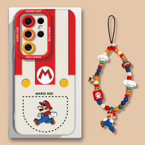 NAZHIMING | Cartoon Stylish Hang-rope Compatible Samsung Phone Case Soft Full-coverage