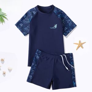 Quần Bơi Trẻ Em Nhanh Khô Chuyên Nghiệp Bộ Đồ Bơi Lướt Vải Polyester Và PU Đàn Hồi Dành Cho Bé Trai Từ 7-14 Tuổi