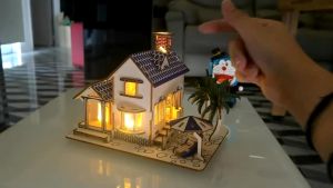 puzzel Rakit Rumah Kado Kreatif Hadiah Unik ulang tahun hiasan pajangan