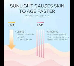 Laikou | Sakura Sunscreen Cream SPF50 Facial Sun Block Isolation Lotion Cream SKIN Protector brightning Moisturizer lightning Cream