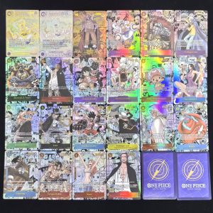 22Pcs/Set OP01-OP11 OPCG ONE PIECE Collection Card Roronoa Zoro Monkey D. Luffy Sabo Nami GOLD.ROGER DIY English Version Gift