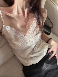 ZHILU | Lace Stitched Slim Fit Innerwear Vest