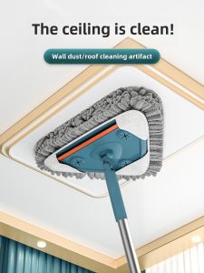 Extendable Dustpan And Brush Set for Ceiling Roof Web Cleaning End of Year Big Sweep Household Cleaning Tools Floor Dusting