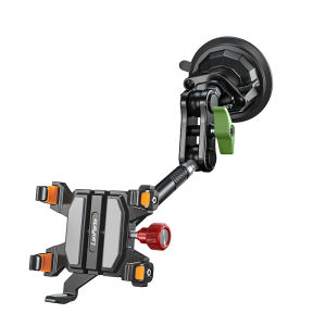 Apex Rush Car Phone Holders 360°Adjustable Metal Five-Claw Phone Clamp Military-Grade Strongest Suction Car Mount