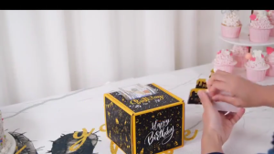 Umi Mall Elegant Birthday Surprise Gift Card - New High-Quality Stationery & Craft Gift