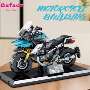 Bafada Motorcycle Building Blocks Sets Boys Building Sets Toy Assembly Brick Educational Toys High Imitation Motorcycle Models Toys Bricks Toys Collection For Kids Gift Set