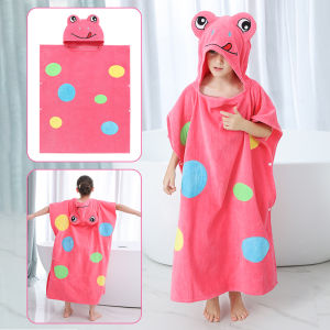Enjoy GrowUp | Áo Khoác Tắm Có Mũ Nhanh Khô Dành Cho Trẻ Em và Người Lớn