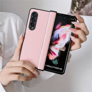 iXTOPM Hinge Leather Phone Case For Samsung Galaxy Z Fold 4 ZFold 3 Fashion Shockproof Cover Coque