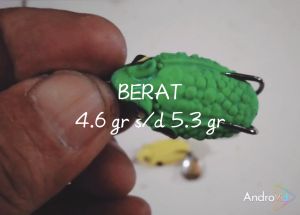 Soft frog 3.5 cm bentuk 3 dimensi