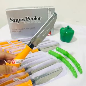 มีดปอกผลไม้ มีดปอกเปลือก มีด2คม  ตราเพชร รหัส 412 ยกกล่อง 12 ชิ้น