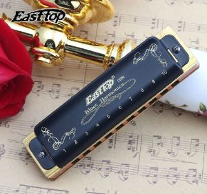 Dongfangding Blues Blues Ten Holes Harmonica 10 Holes C Key Paddy Scale Beginner T008k Professional Tuning