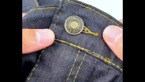 Buttons for Jeans No Sew Removable Adjustable Metal Buttons Pins Pants Button Replacement Tightener Repair Combo Thread Rivets