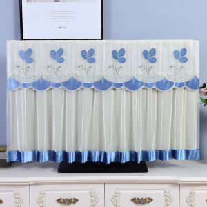 Vỏ Tv Ren Hiện Đại Tối Giản Để Chống Bụi Và Chống Nắng Thích Hợp Cho Các Mẫu Máy Tính Để Bàn Gắn 50 55 65 Inch