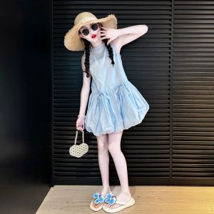 ZIRUIBABA | Summer Princess Dress Blue