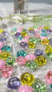 7 IN 1 Flower Laundry Gel With Scent Beads Concentrate Fragrance Gel Detergent Gel Pod Washing Cleaner Softener Cleaning