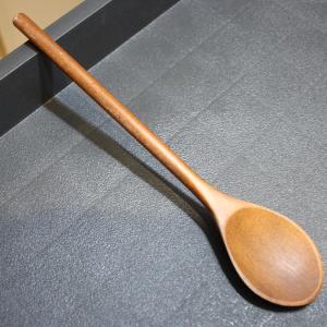 Long-Handled Wooden Spoon round Handle Kitchen Utensil for Soup Stew Stirring Sauce Traditional Korean Style Wood Cooking Spoon