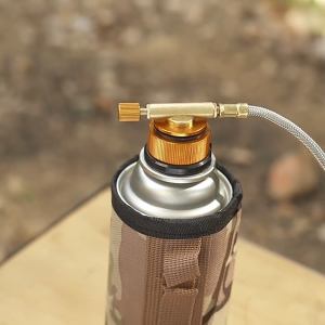 Outdoor Stove Accessories Camping Hiking Burner Adaptor Connector Auto-off Gas Cartridge Tank Cylinder Furnace head converter