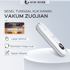 HAN RIVER/Vacum Sealer/ Vacum Sealer food /food grade vacuum sealer makanan(Gratis 20 kantong plastik)Fresh MakananMesin