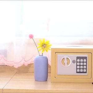 Mini Safe Box Digital Steel Digit Password Jewellery Storage Money Safety Box