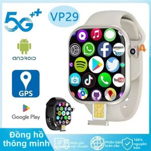 Đồng Hồ Thông Minh VP29 Màn Hình AMOLED 2.29 Inch 490x580 Phiên Bản Toàn Cầu Với Camera Xoay SIM WiFi GPS Gọi Video Theo Dõi Sức Khỏe