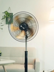 Electric Fan Stand Fan Inverter Aluminium Blades Industrial Fan Heavy Duty Powerful Floor Fan Cooling Tower Fan High Wind Strong Silent Stand Fans For Home Office