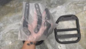 Bộ thanh ngang bắt giá treo đồ hay hành lý bên hông xe PG 1 kiểu 2 thanh ngang phụ kiện trang trí xe