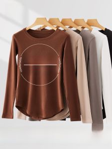 dr.domo | Pregnant Women Long Sleeve Base Shirt Autumn Clothes Spring Autumn Style Inner Wear Warm Antibacterial Early Autumn Maternity Wear