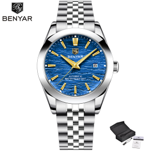 2026 BENYAR Design Top Brand Luxury 40MM Mens Watch Stainless Steel Mens Mechanical Automatic Watch Waterproof