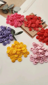 10Sets KAM 12mm T5 Pattern Resin Button Color Laser Engraving Plastic Snap Button Unicorn Flower Butterfly Rainbow Bow 10Sets KAM 12mm T5 Corak Butang Resin Warna Ukiran Laser Butang Snap Plastik Unicorn Bunga Butterfly Rainbow Bow