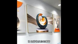3Pcs Set Frame Abstract Decorative Painting Living room dining room decorative painting modern art background mural
