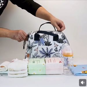 Mummy Bag Baby Diaper Bag Shoulder Bag Waterproof Stroller Bag Large Capacity Travel Bag Fashion Travel Bag Food Bag