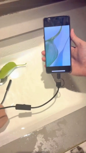 7.0MM TYPE-C Endoscope Camera IP67 Waterproof 6 LEDs Adjustable USB Android Flexible Inspection Borescope Cameras for Phone PC