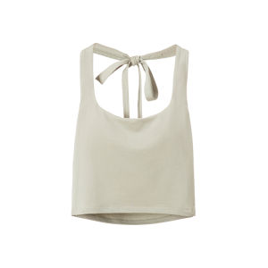 miiow | Cat Woman Modal Cotton Strapless Braless Vest Original Design Backless Summer 2025 New Style Tie Neck Vest With Chest Pad