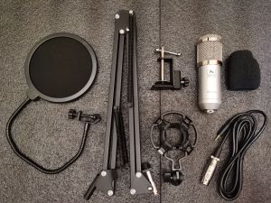Original Kirin Condenser Microphone Full Metal At Malaki Ang Board. Pwede Sa 48v Phantom Power